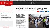 Revista Time: ¿Por qué Cuba es tan buena en luchar contra el Ébola?