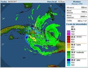 Irma se ensaña contra  costa norte cubana