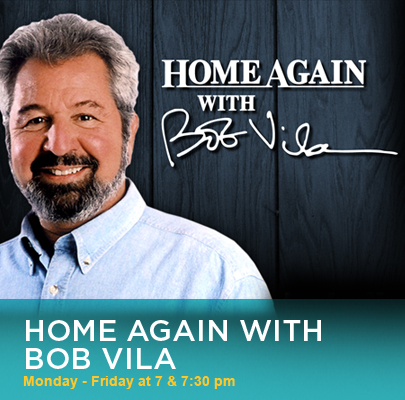 Cartel de presentación de Bob Vila en el programa 